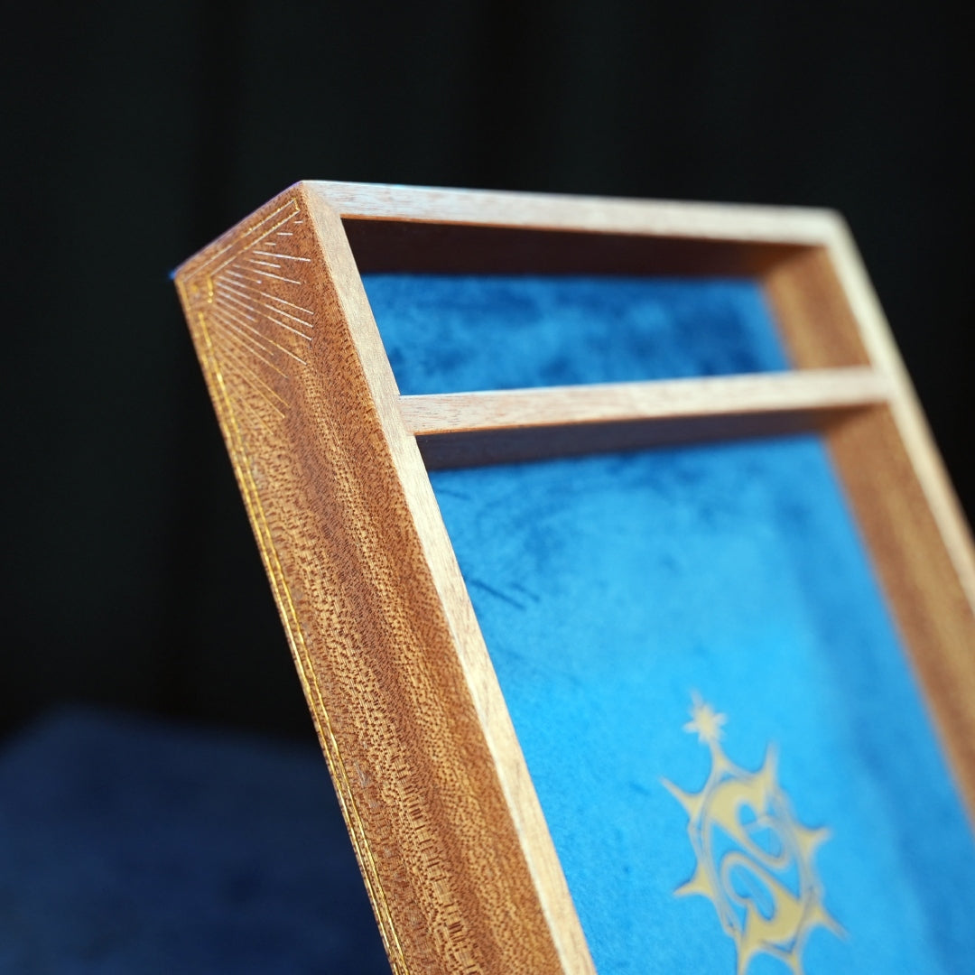 Natural Six Dice Tray - Handmade - LIMITED EDITION