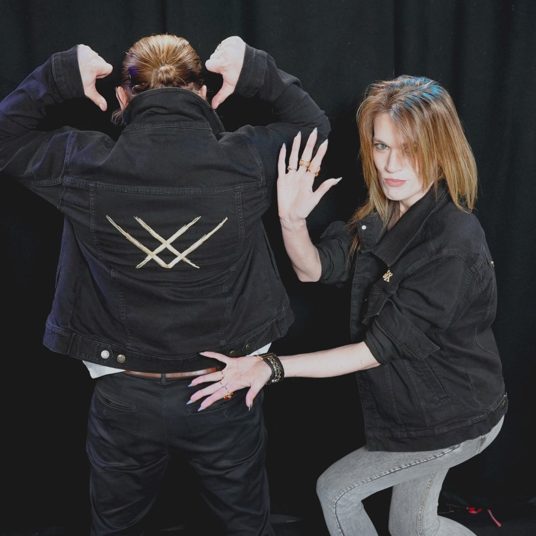 The Web Embroidered Denim Jacket –  LIMITED EDITION