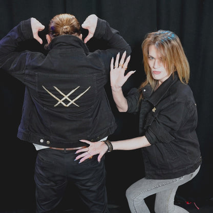 The Web Embroidered Denim Jacket –  LIMITED EDITION