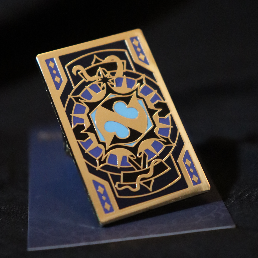 Deck of Many Friends Pin Badge